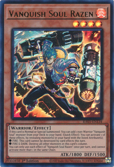 Yugioh - Vanquish Soul Razen *Select Rarity* RA05-EN134 (NM)