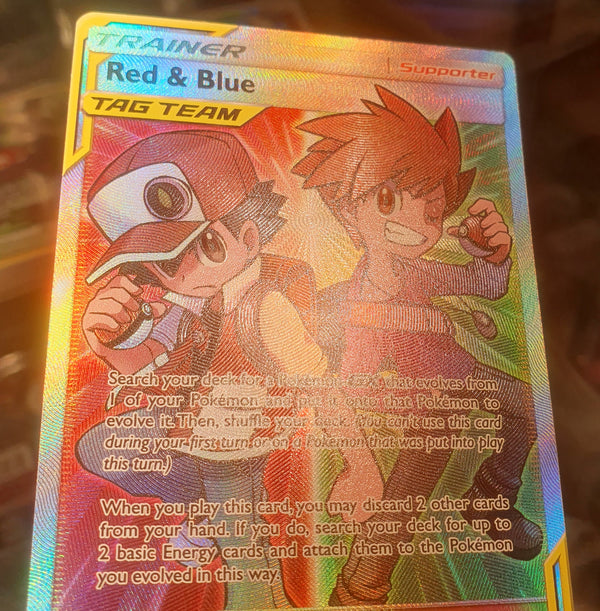 Pokemon - Red & Blue *Ultra Rare* Cosmic Eclipse 234/236