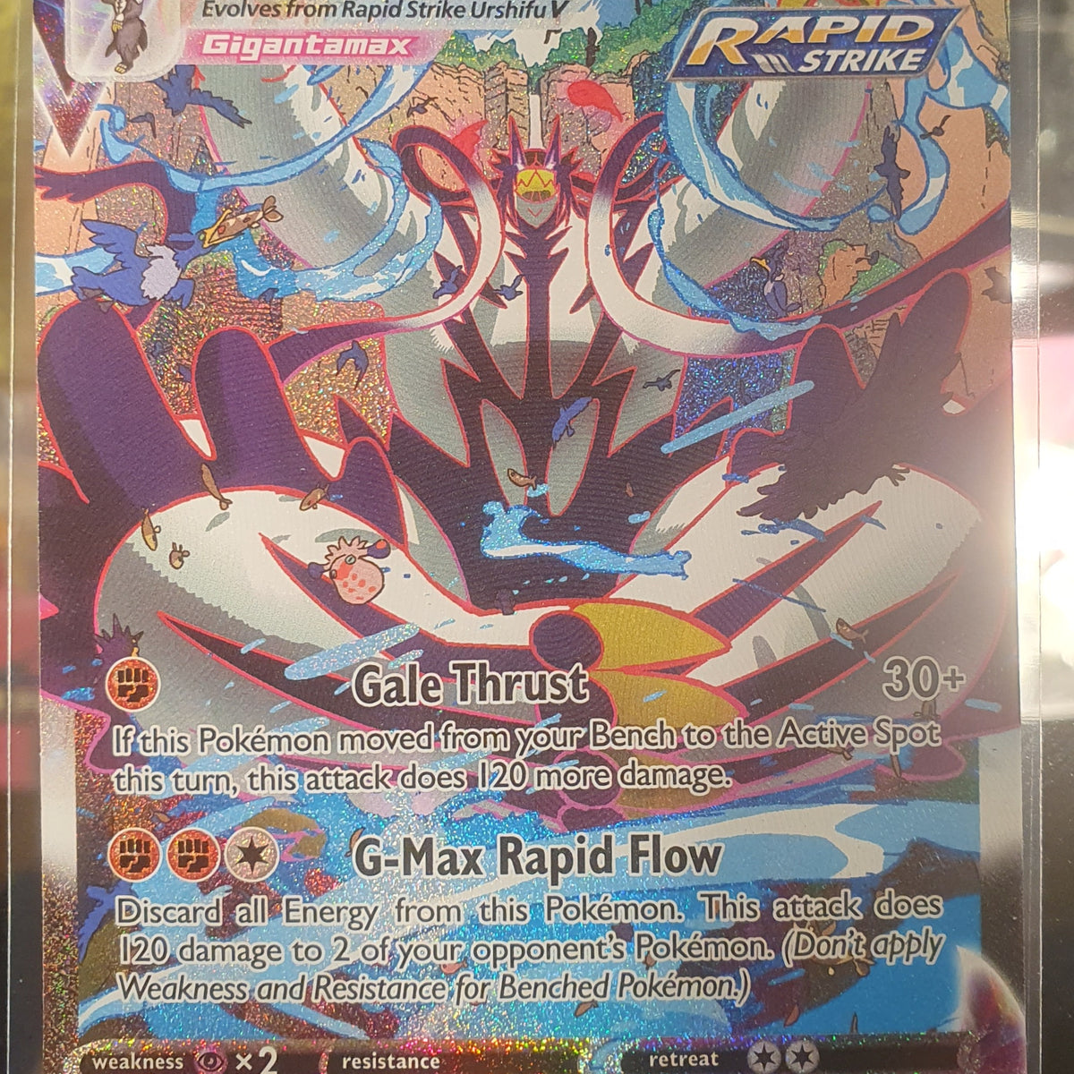 Pokemon - Rapid Strike Urshifu VMAX [Alternate Art] *Secret Rare* Batt   Envoy Cards