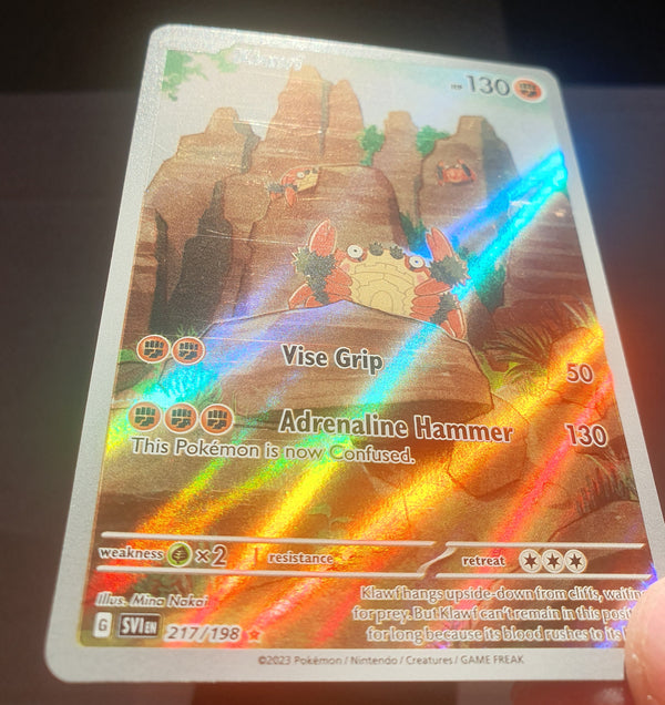 Pokemon - Klawf *Illustration Rare* Scarlet & Violet 217/198