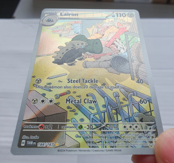 Pokemon - Lairon *Illustration Rare* Twilight Masquerade 184/167