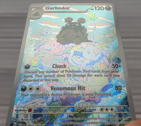 Pokemon - Garbodor *Illustration Rare* Paradox Rift 204/182