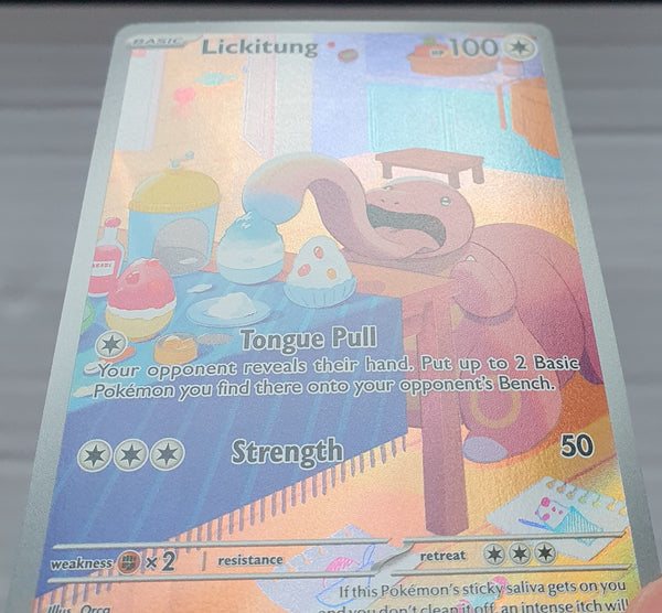Pokemon - Lickitung *Illustration Rare* Temporal Forces 180/162