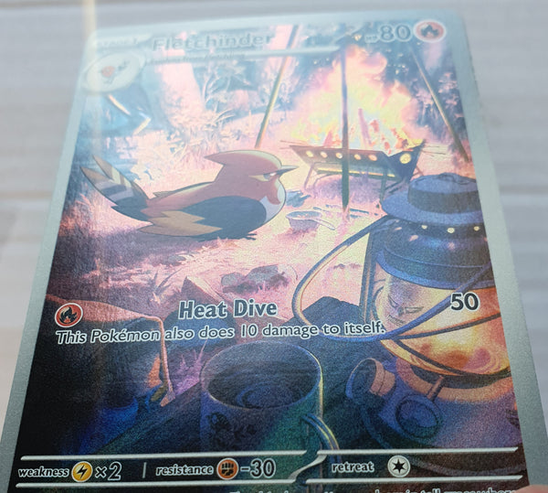 Pokemon - Fletchinder *Illustration Rare* Paldea Evolved 199/193