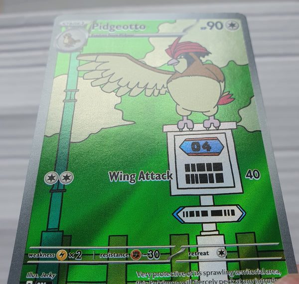 Pokemon - Pidgeotto *Illustration Rare* Obsidian Flames 208/197