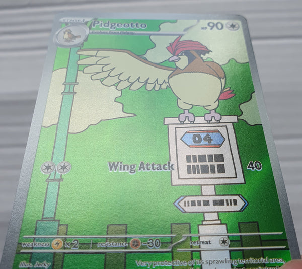 Pokemon - Pidgeotto *Illustration Rare* Obsidian Flames 208/197