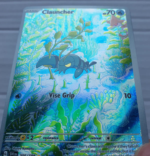 Pokemon - Clauncher *Illustration Rare* Scarlet & Violet 205/198