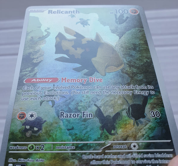 Pokemon - Relicanth *Illustration Rare* Temporal Forces 173/162