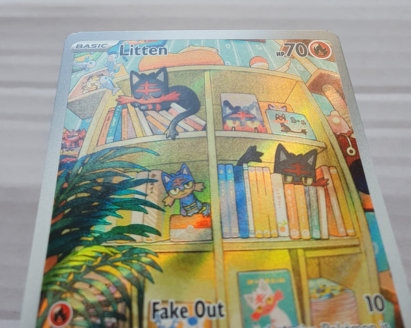 Pokemon - Litten *Illustration Rare* Temporal Forces 167/162