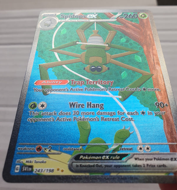 Pokemon - Spidops ex *Special Illustration Rare* Scarlet & Violet 243/198