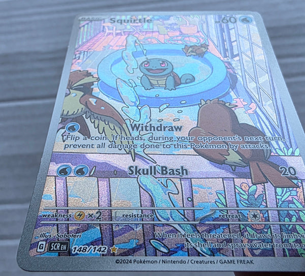 Pokemon - Squirtle *Illustration Rare* Stellar Crown 148/142