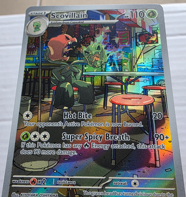 Pokemon - Scovillain *Illustration Rare* Scarlet & Violet 202/198