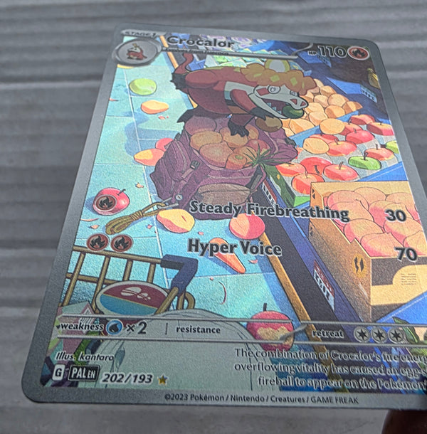Pokemon - Crocalor *Illustration Rare* Paldea Evolved 202/193