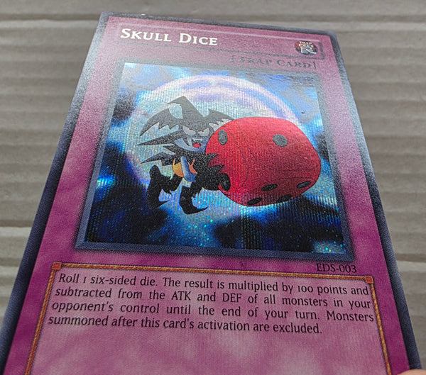 Yugioh - Skull Dice *Prismatic Secret Rare* EDS-003 (LP)