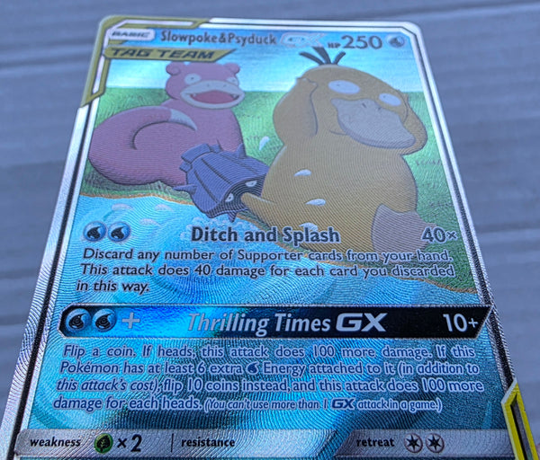 Pokemon - Slowpoke & Psyduck GX *Alternate Art* Unified Minds 218/236