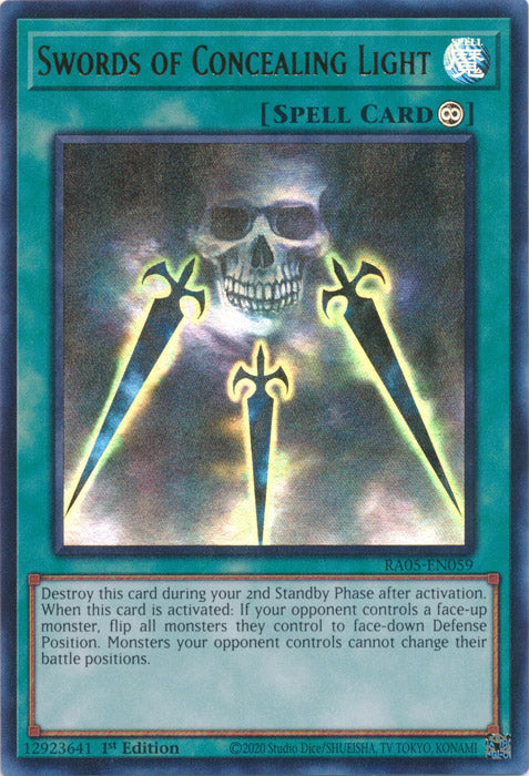 Yugioh - Swords of Concealing Light *Select Rarity* RA05-EN059 (NM)