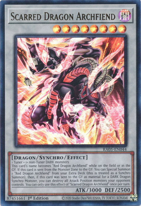 Yugioh - Scarred Dragon Archfiend *Select Rarity* RA05-EN044 (NM)