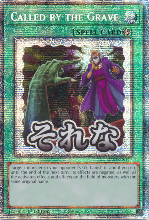 Yugioh - Called by the Grave *Select Rarity* RA05-EN117 (NM)