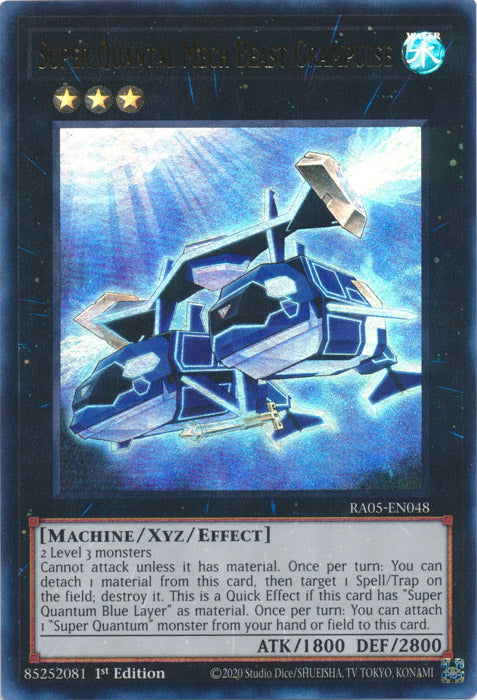 Yugioh - Super Quantal Mech Beast Grampulse *Select Rarity* RA05-EN048 (NM)
