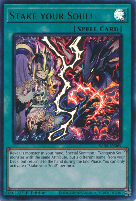 Yugioh - Stake your Soul! *Select Rarity* RA05-EN069 (NM)