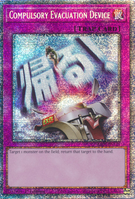 Yugioh - Compulsory Evacuation Device *Select Rarity* RA05-EN125 (NM)