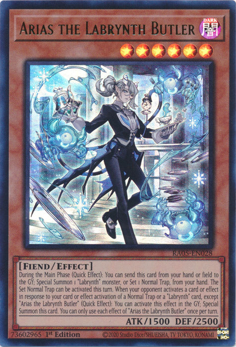 Yugioh - Arias the Labrynth Butler *Select Rarity* RA05-EN028 (NM)