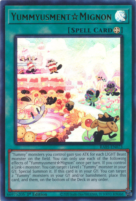 Yugioh - Yummyusment☆Mignon *Select Rarity* RA05-EN073 (NM)
