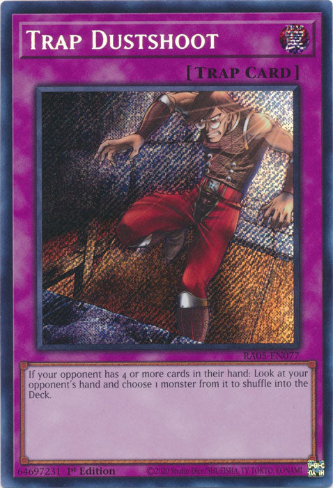 Yugioh - Trap Dustshoot *Select Rarity* RA05-EN077 (NM)
