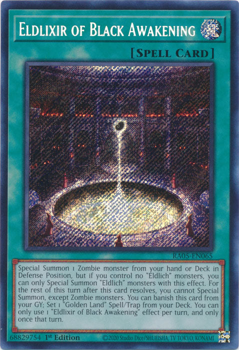 Yugioh - Eldlixir of Black Awakening *Select Rarity* RA05-EN065 (NM)