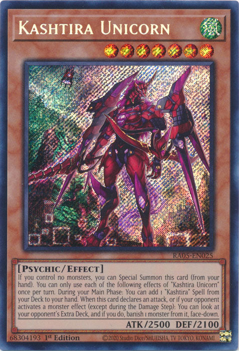 Yugioh - Kashtira Unicorn *Select Rarity* RA05-EN025 (NM)