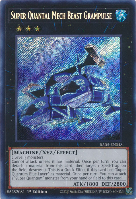Yugioh - Super Quantal Mech Beast Grampulse *Select Rarity* RA05-EN048 (NM)