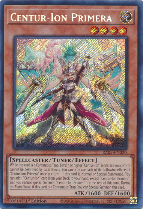 Yugioh - Centur-Ion Primera *Select Rarity* RA05-EN030 (NM)
