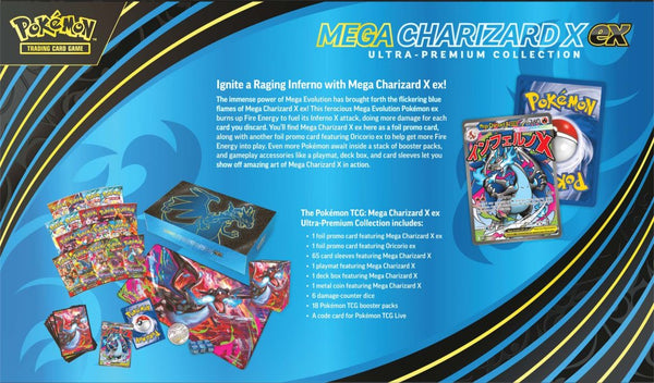 Pokémon - Case of Mega Charizard X ex Ultra Premium Collection UPC (x4 Units)