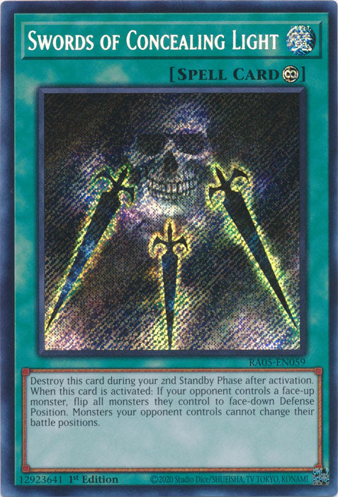 Yugioh - Swords of Concealing Light *Select Rarity* RA05-EN059 (NM)