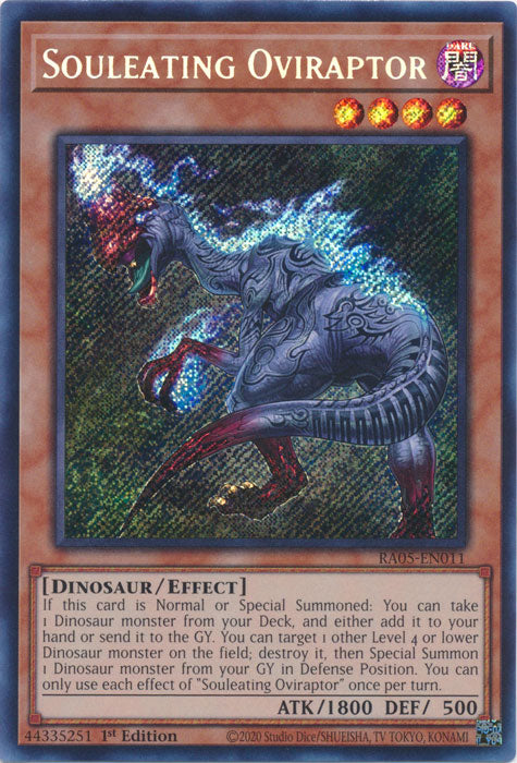Yugioh - Souleating Oviraptor *Select Rarity* RA05-EN011 (NM)