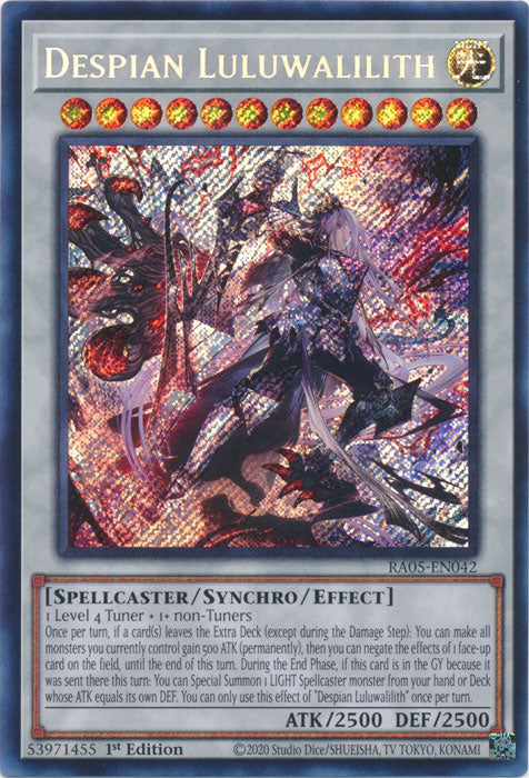 Yugioh - Despian Luluwalilith *Select Rarity* RA05-EN042 (NM)