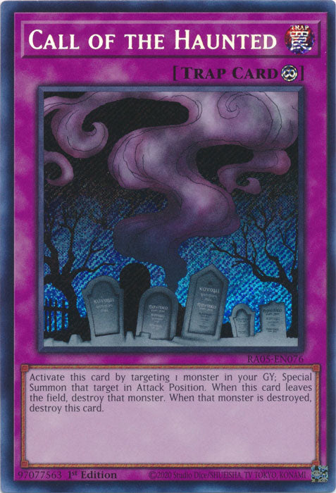 Yugioh - Call of the Haunted *Select Rarity* RA05-EN076 (NM)