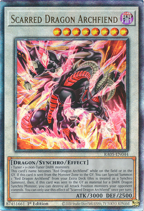 Yugioh - Scarred Dragon Archfiend *Select Rarity* RA05-EN044 (NM)