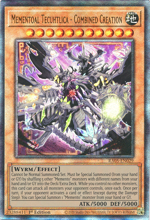 Yugioh - Mementoal Tecuhtlica - Combined Creation *Select Rarity* RA05-EN029 (NM)