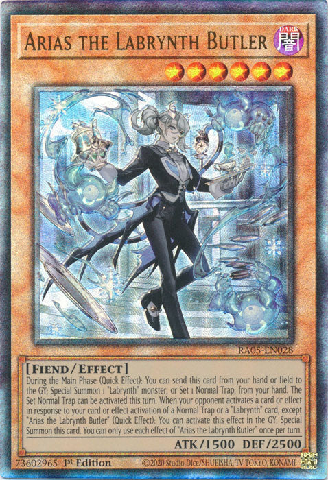 Yugioh - Arias the Labrynth Butler *Select Rarity* RA05-EN028 (NM)