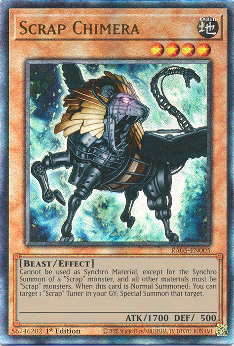 Yugioh - Scrap Chimera *Select Rarity* RA05-EN005 (NM)