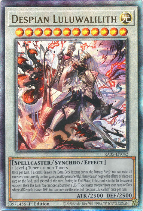 Yugioh - Despian Luluwalilith *Select Rarity* RA05-EN042 (NM)