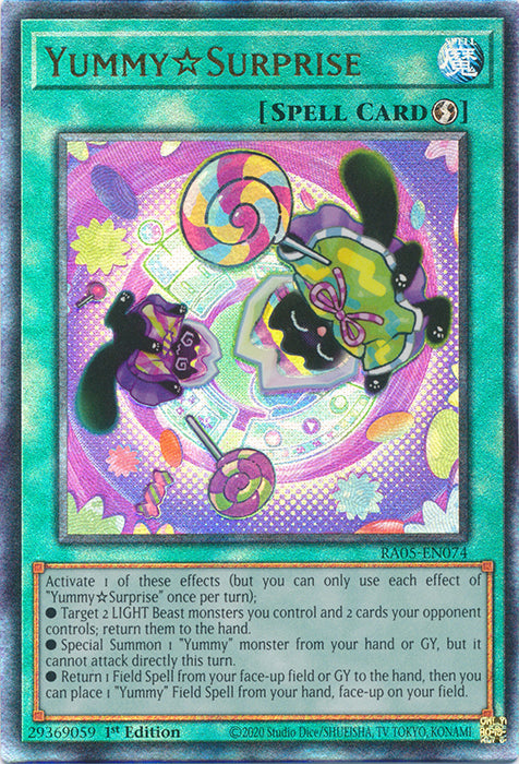Yugioh - Yummy☆Surprise *Select Rarity* RA05-EN074 (NM)