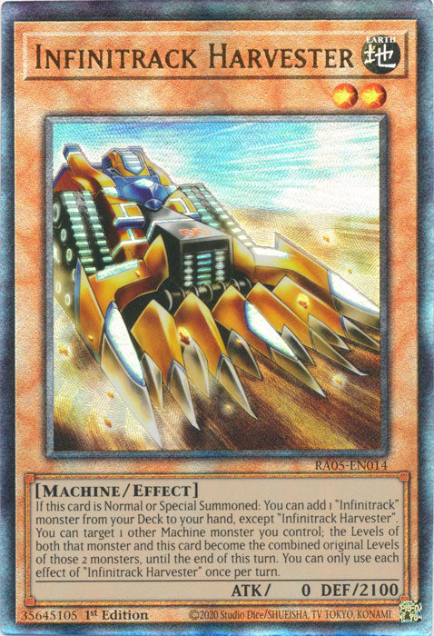 Yugioh - Infinitrack Harvester *Select Rarity* RA05-EN014 (NM)