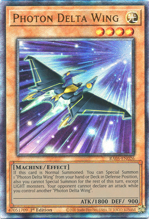 Yugioh - Photon Delta Wing *Select Rarity* RA05-EN026 (NM)