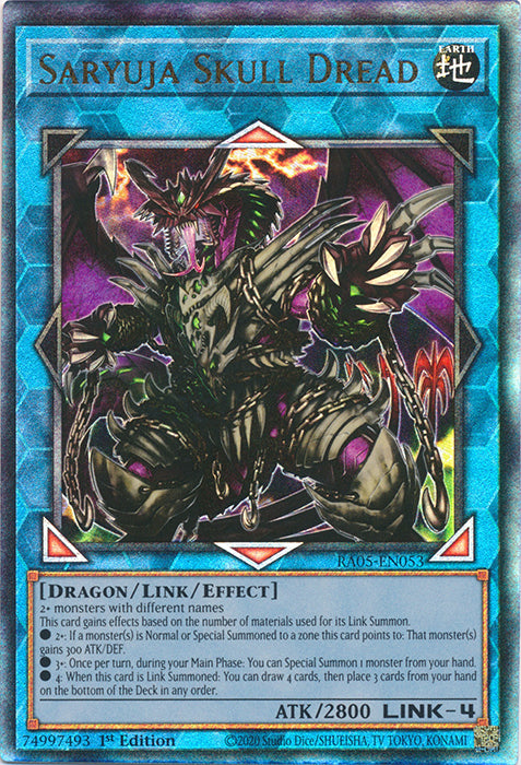 Yugioh - Saryuja Skull Dread *Select Rarity* RA05-EN053 (NM)