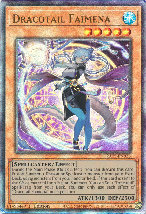 Yugioh - Dracotail Faimena *Select Rarity* RA05-EN035 (NM)