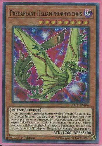 Yugioh Card - Predaplant Heliamphorhynchus *Super Rare* LED5-EN046 (NM)