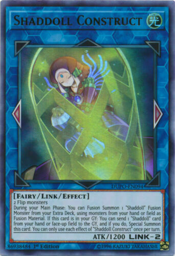 Yugioh Card - Shaddoll Construct *Ultra Rare* DUPO-EN094 (NM/M)