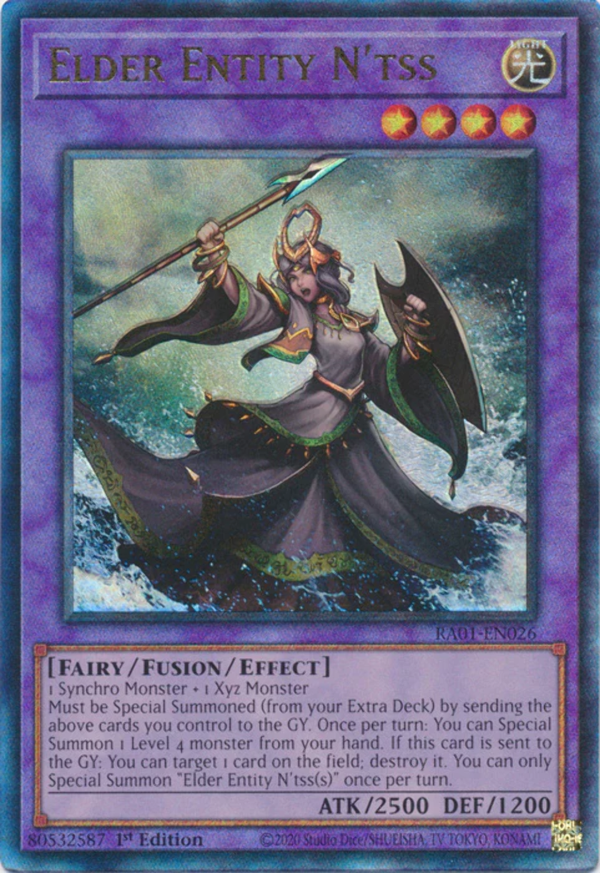 Yugioh - Elder Entity N'tss *Select Rarity* RA01-EN026 (NM)